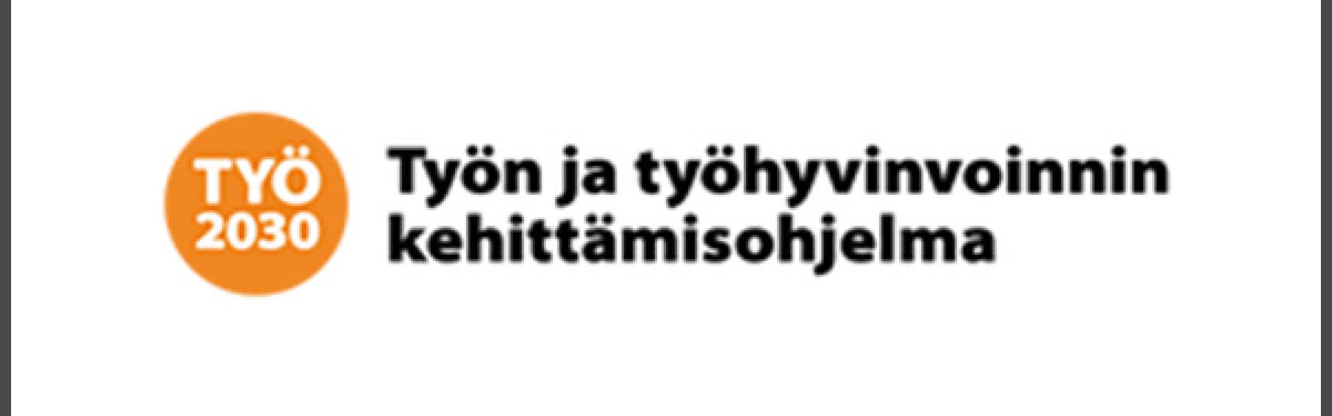 Työ2030 logo kehyksillä